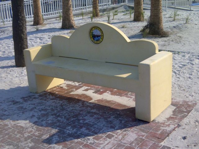 Bench at New Smyrna Beach, FL