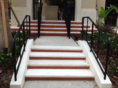 Stair treads at Alfond Inn at Rollins College in Winter Park, FL